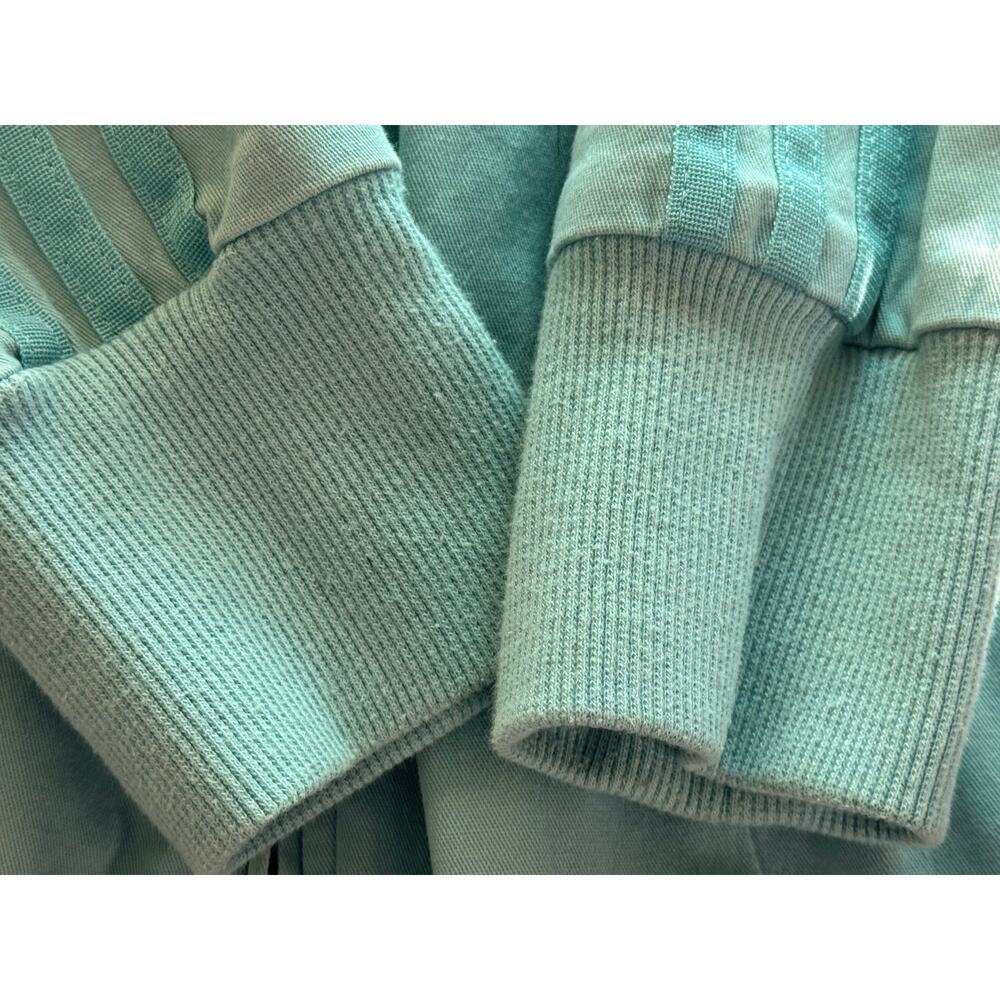 Vintage Y2K Adidas Light Blue Zip-Up Track/Tennis Sport Jacket/coat Women Large - Picture 9 of 9
